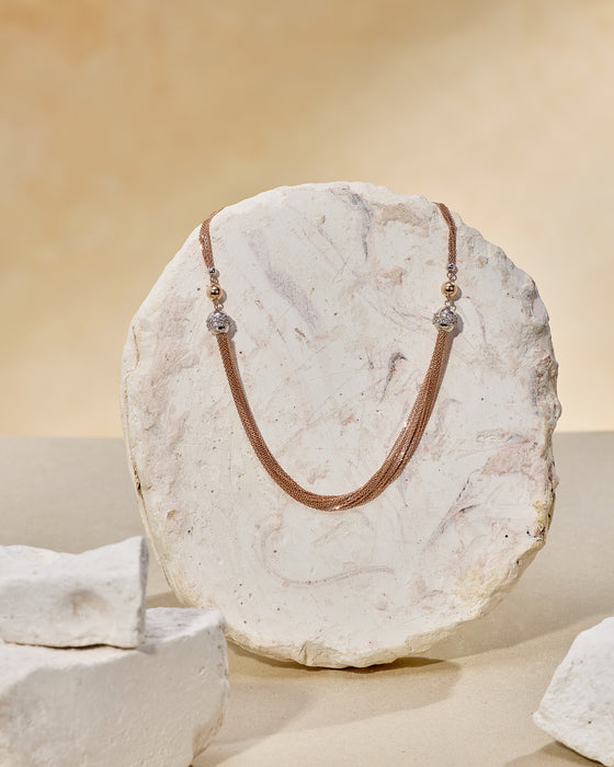 ROSÉ RADIANCE: ITALIAN  RHODIUM CHAIN