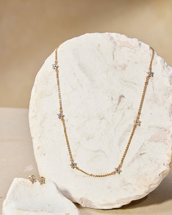 STELLAVERSE REVERSIBLE STAR  CHARM NECKSET